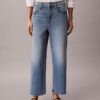 Jeans curtos de perna larga