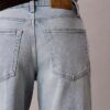 Jeans curtos de perna larga