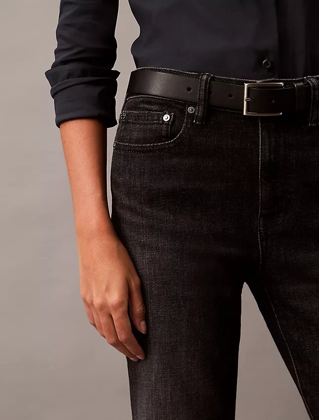Jeans de algodão e caxemira descontraídos Jeans de algodão e caxemira descontraídos