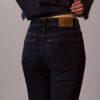 Jeans de cintura alta, curtos e largos Jeans de cintura alta, curtos e largos