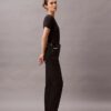 Jeans de cintura alta e corte reto Jeans de cintura alta e corte reto