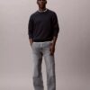 Jeans de corte reto Jeans de corte reto