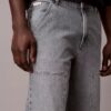 Jeans de corte reto Jeans de corte reto