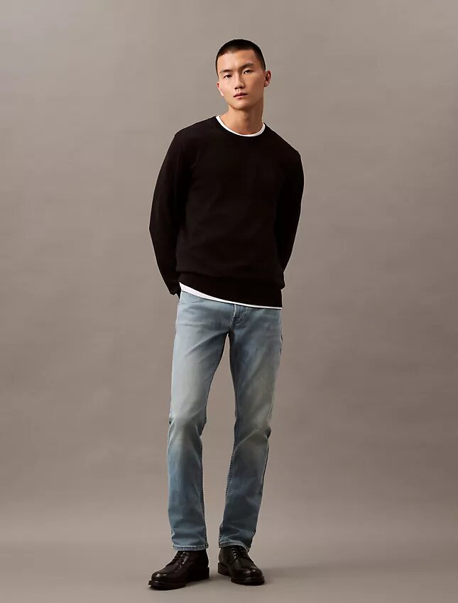 Jeans de corte reto dos anos 90 Jeans de corte reto dos anos 90