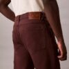 Jeans de corte reto estilo carpinteiro Jeans de corte reto estilo carpinteiro