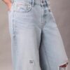 Jeans de ganga largos de cintura baixa