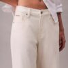 Jeans de ganga largos de cintura baixa Jeans de ganga largos de cintura baixa