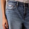 Jeans de ganga largos de cintura baixa Jeans de ganga largos de cintura baixa
