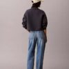 Jeans de ganga largos de cintura baixa