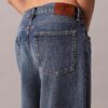 Jeans de ganga largos de cintura baixa Jeans de ganga largos de cintura baixa