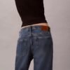 Jeans de ganga largos de cintura baixa Jeans de ganga largos de cintura baixa