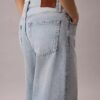 Jeans de ganga largos de cintura baixa