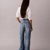 Jeans de ganga largos de cintura baixa Jeans de ganga largos de cintura baixa