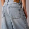 Jeans de ganga largos de cintura baixa Jeans de ganga largos de cintura baixa