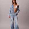 Jeans de perna larga