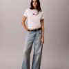 Jeans de perna larga