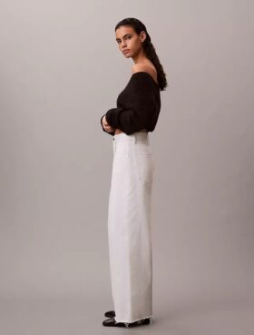 Jeans de perna larga