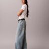 Jeans de perna larga