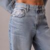 Jeans de perna larga