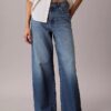 Jeans de perna larga