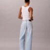 Jeans de perna larga