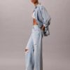 Jeans de perna larga