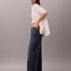 Jeans de perna larga