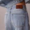 Jeans de perna larga