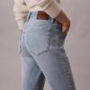 Jeans justos de cintura média Jeans justos de cintura média