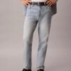 Jeans leves de corte reto padrão Jeans leves de corte reto padrão