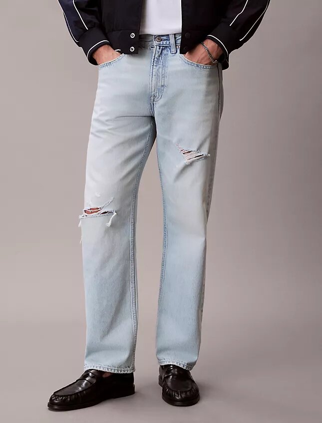 Jeans retos dos anos 90 Jeans retos dos anos 90