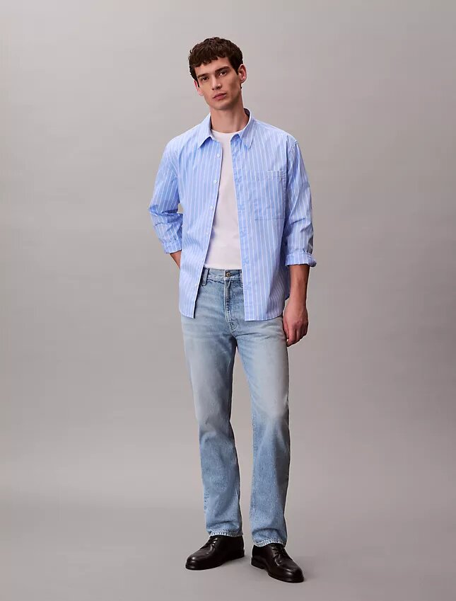 Jeans retos padrão Jeans retos padrão