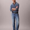 Jeans retos padrão Jeans retos padrão