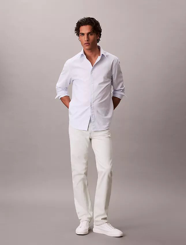 Jeans retos padrão Jeans retos padrão
