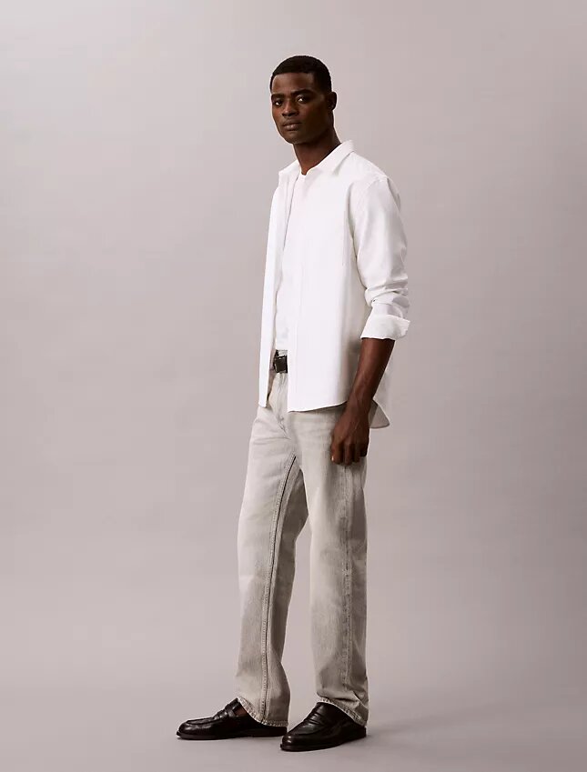 Jeans retos padrão Jeans retos padrão