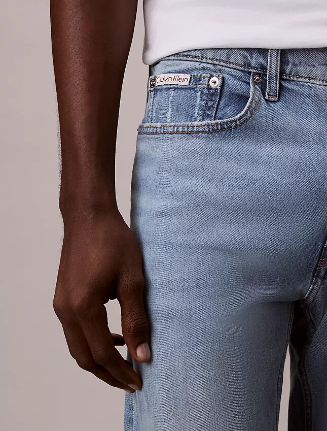 Jeans retos padrão Jeans retos padrão