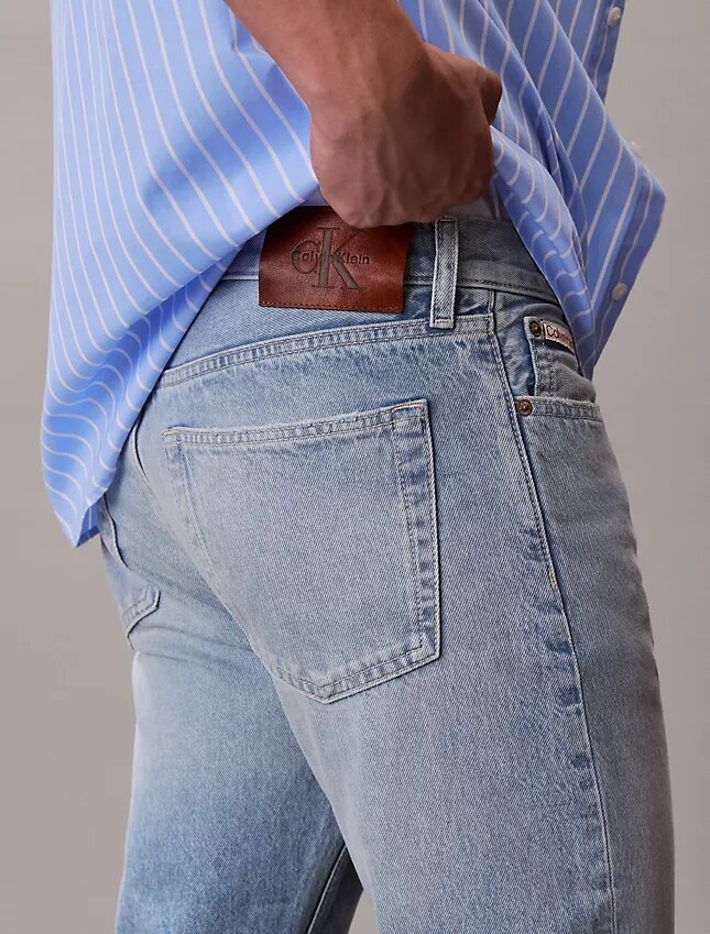 Jeans retos padrão Jeans retos padrão