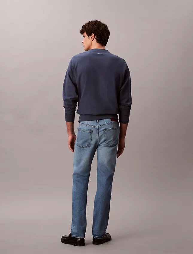 Jeans retos padrão Jeans retos padrão
