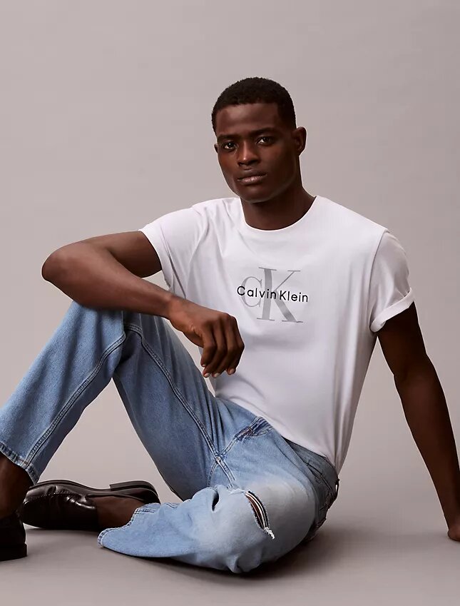 Jeans retos padrão Jeans retos padrão