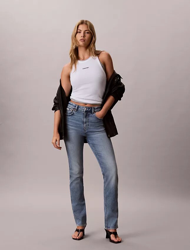 Jeans slim de cintura alta Archive Jeans slim de cintura alta Archive