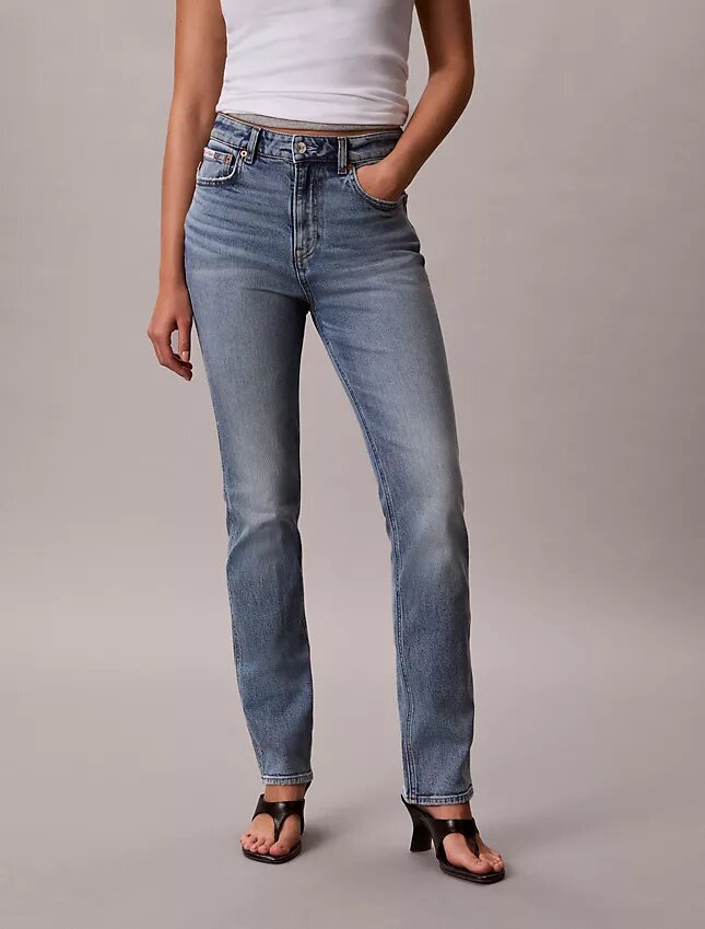 Jeans slim de cintura alta Archive Jeans slim de cintura alta Archive