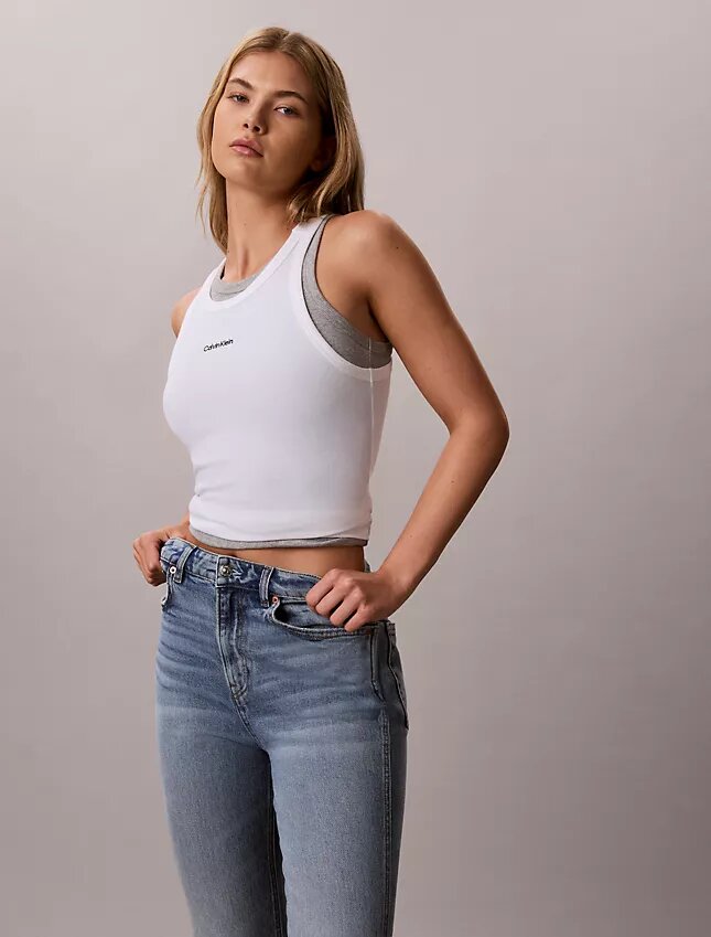 Jeans slim de cintura alta Archive Jeans slim de cintura alta Archive