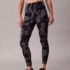 Leggings 7/8 com estampado abstrato desportivo suave Leggings 7/8 com estampado abstrato desportivo suave