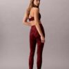 Leggings 7/8 com estampado abstrato desportivo suave Leggings 7/8 com estampado abstrato desportivo suave