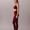 Leggings 7/8 com estampado abstrato desportivo suave Leggings 7/8 com estampado abstrato desportivo suave