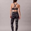 Leggings 7/8 com estampado abstrato desportivo suave Leggings 7/8 com estampado abstrato desportivo suave