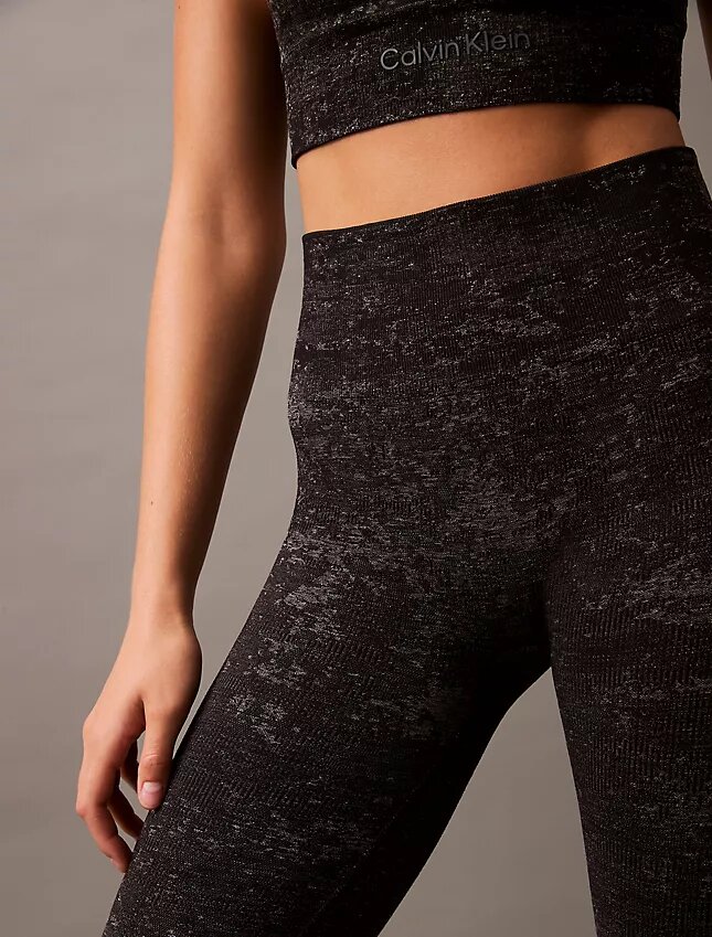 Leggings Ck Sport com Estampado Sem Costuras Leggings Ck Sport com Estampado Sem Costuras