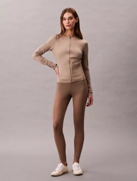 Leggings de cintura alta em malha Invisibles