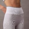 Leggings desportivas com canelado Leggings desportivas com canelado