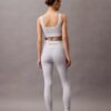 Leggings desportivas com canelado Leggings desportivas com canelado